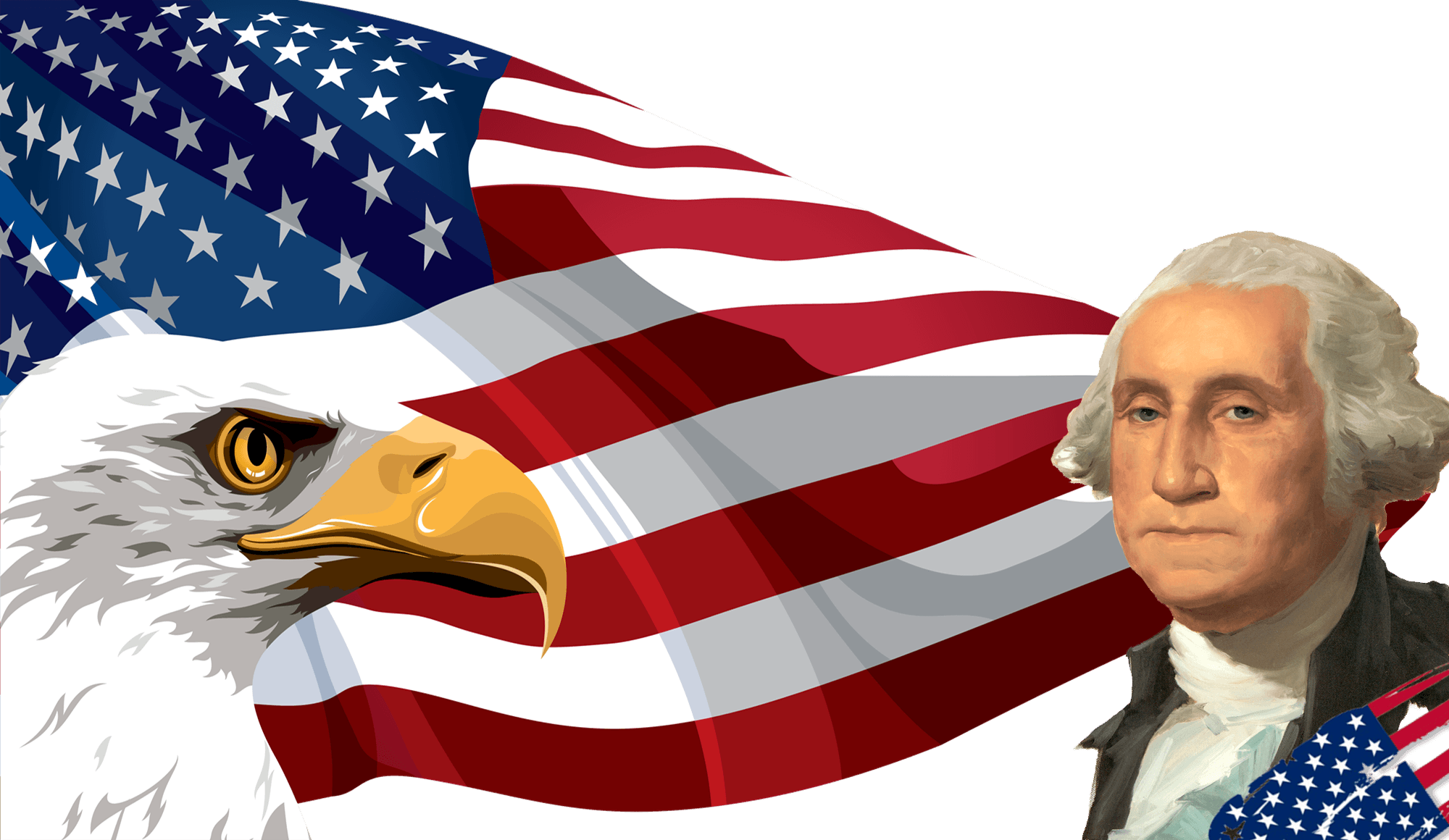 George Washington Eagle Flag