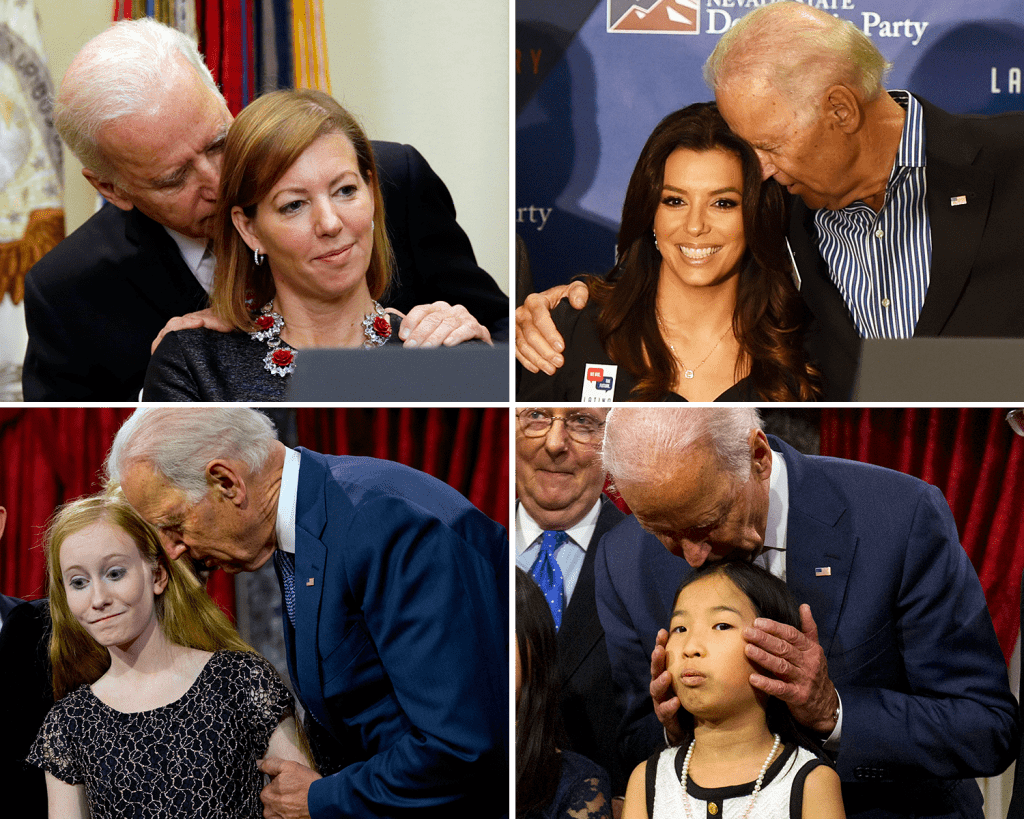 Joe Biden Touching