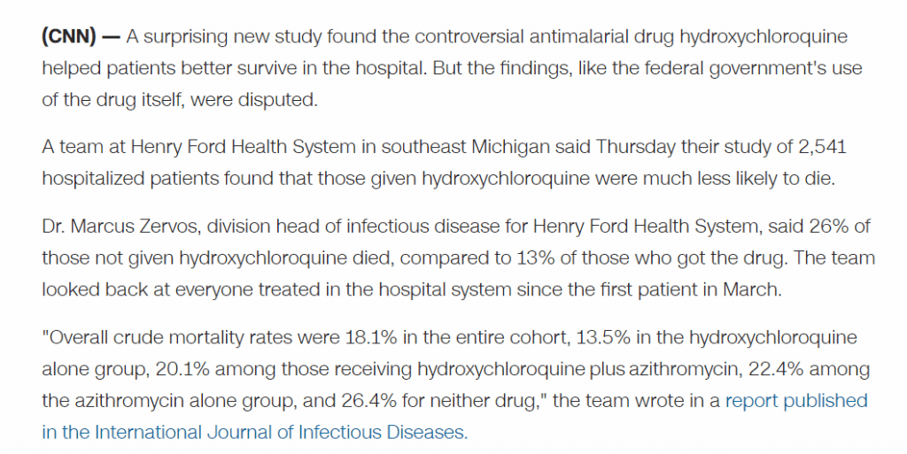 Covid-19 Vaccine Vs. Hydroxychloroquine 1