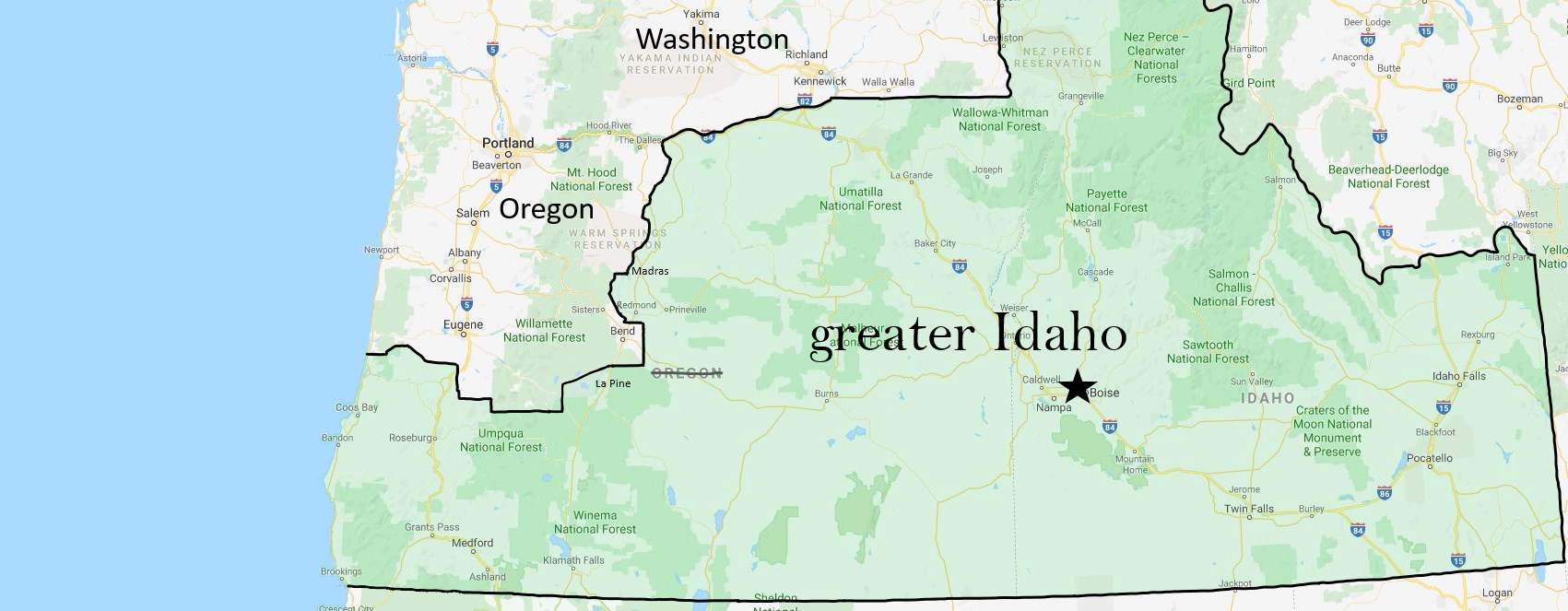 Oregon Counties Voted to Join Idaho 1