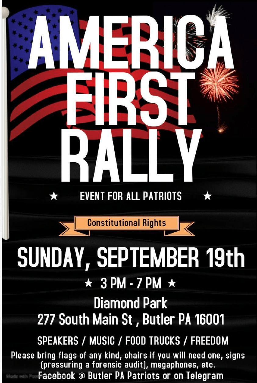 Butler America First Rally