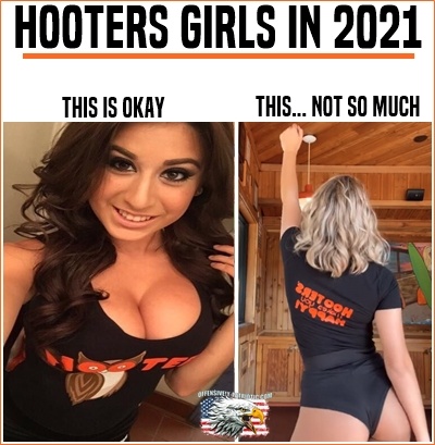 hooters girls in 2021