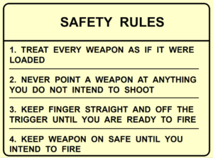 Prop Guns Are Real Guns Safety Rules