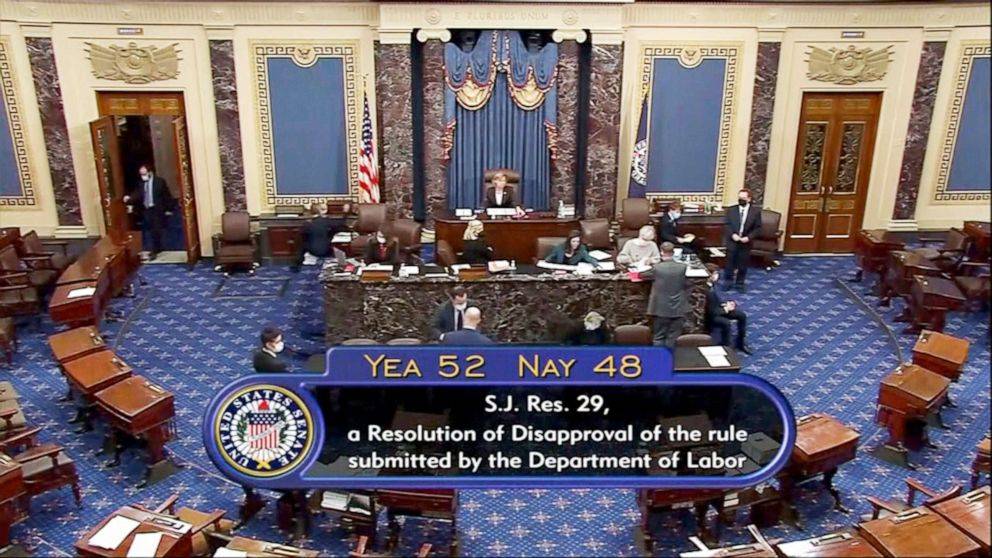 Senate Voted 52-48