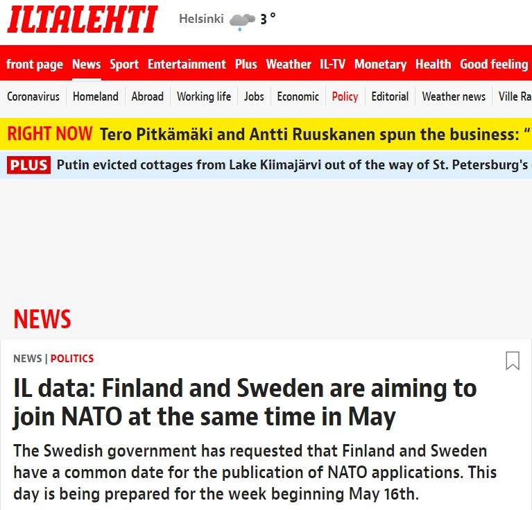 Sweden And Finland Newspapers