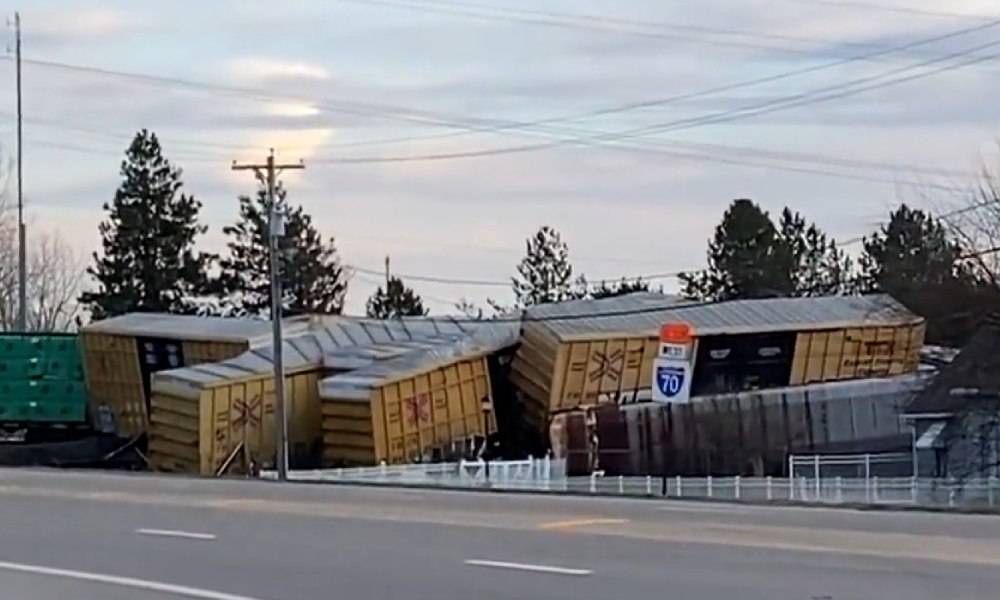Another Norfolk Southern Train Derails Near Springfield, Ohio 5