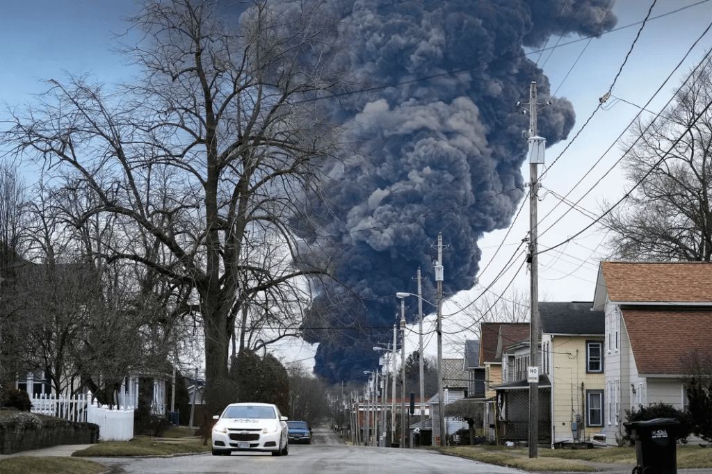 Another Norfolk Southern Train Derails Near Springfield, Ohio 3